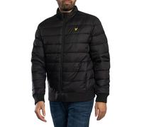 Lyle & Scott Uomo Giacca imbottita con collo a imbuto, Nero