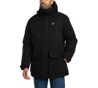 Lyle & Scott Uomo Giacca parka a membrana, Nero