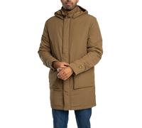 Lyle & Scott Uomo Giacca parka imbottita, Marrone
