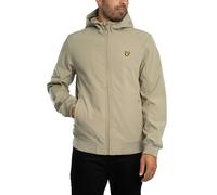 Lyle & Scott Uomo Giacca Softshell Con Retro In Pile, Sage Uniform, L