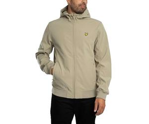 Lyle & Scott Uomo Giacca Softshell Con Retro In Pile, Sage Uniform