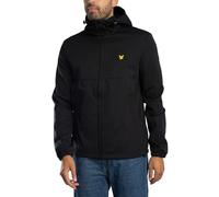 Lyle & Scott Uomo Giacca Sportiva Antivento Con Cerniera Completa, Jet Black, M