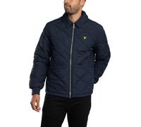 Lyle & Scott Uomo Giacca trapuntata in ripstop, Blu