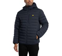 Lyle & Scott Uomo Giacca trapuntata leggera elasticizzata, Blu