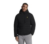 Lyle & Scott Uomo Giacca Trapuntata Leggera Elasticizzata, Jet Black, M