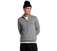 Lyle & Scott Uomo Maglia con Cerniera A Un Quarto Marino, Jet Black
