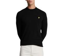 Lyle & Scott Uomo Maglia Girocollo in Misto Lana d'Agnello, Verde