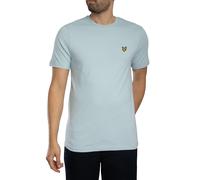Lyle & Scott SS T-Shirts Maglietta tinta unita, W596 Blu Opale, S