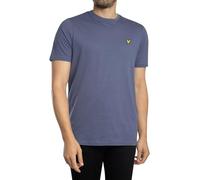 Lyle & Scott Uomo Maglietta Semplice, Cool Indigo, M