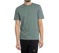 Lyle & Scott Uomo Maglietta Semplice, Green Mercurial, XL