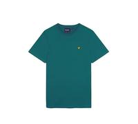 Lyle & Scott Uomo Maglietta Semplice, Verde, XXL