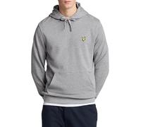 Lyle & Scott Uomo Maglione con Cappuccio Grigio Medio mélange XL