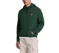 Lyle & Scott Uomo Maglione con Cappuccio Verde Scuro XL