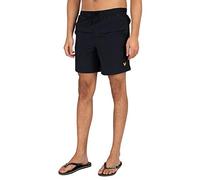 Lyle & Scott Uomo Pantaloncini da Piscina Tinta Unita Navy Scuro S