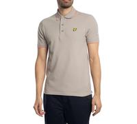 Lyle & Scott Uomo Polo A Punta, Pale Grey/Coral Stand, M