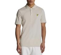 Lyle & Scott Plain Short Sleeve Polo Beige M Uomo