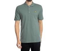 Lyle & Scott Uomo Polo Semplice, Green Mercurial, S