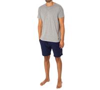 Lyle & Scott Uomo Set di pantaloncini del pigiama Charlie, Multicolore