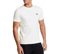 Lyle & Scott Uomo T-Shirt Tinta Unita con Logo, White, M