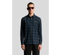 Lyle & Scott Window Pane Check Shirt Dark Navy/white Taglia: M | Camicie Business Outlet | Uomo | Blu