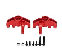 Lylithuif 2 pezzi Coppa dello sterzo RC Coppa dello sterzo professionale in lega di alluminio per LOSI Hammer Rey U4 Rock Racer 1/10 RC Parti di aggiornamento per auto Accessori di ricambio (Rossa)