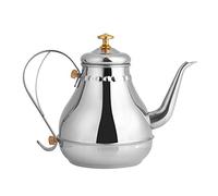 Lylithuif Bollitore a collo di cigno in acciaio inossidabile per versare sopra il bollitore per il caffè Pentola per filtro per il tè Bollitore a goccia premium da 1,2 litri per la casa
