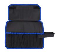 Lylithuif Borsa per attrezzi da pesca Custodia protettiva in tessuto impermeabile portatile Custodia protettiva per pesci in piombo Accessori per pesca all'aperto per pescatori Blu Nero (Blu)