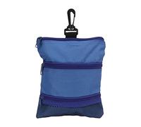 Lylithuif Borsa per tee da golf Borsa portatile per palline da golf Squisita borsa multitasche per tee da golf con clip per uomo donna golfisti Materiale in tessuto resistente Dimensioni (Blu)