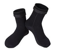 Lylithuif Calzini da sub in neoprene da 3 mm Stivali Scarpe da acqua Elastico leggero e confortevole per la spiaggia Snorkeling Surf Uomo Donna DS002 Nero Blu Rosa XS S (S (taglia 36-38))