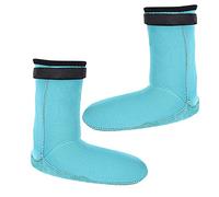 Lylithuif Calzini da sub in neoprene da 3 mm Stivali Scarpe da acqua Elastico leggero e confortevole per la spiaggia Snorkeling Surf Uomo Donna DS002 Nero Blu Rosa XS S (S (taglia 36-38))
