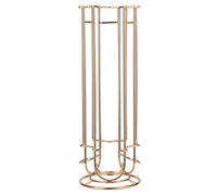 Lylithuif Coffee Capsule Holder Iron Wire Gold Coffee Pod Storage Rack Shelve Organizer Stand Holds 18PCS Capsules For Home Office Kitchen