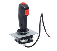 Lylithuif Controller joystick simulatore di volo Bastone durevole per gamepad in lega di zinco per PC Accessori da gioco desktop Giochi di simulazione di macchine di grandi dimensioni