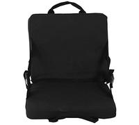 Lylithuif Cuscino pieghevole Cuscino per sedia da campeggio regolabile portatile da esterno con schienale Nero Leggero Confortevole per picnic Campeggio Giardino Tessuto Oxford 600D Spugna