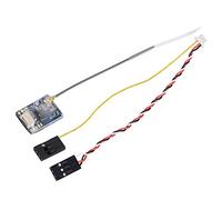 Lylithuif Flysky FS A8S 2.4G 8CH Mini ricevitore PPM iBUS SBUS Uscita compatto leggero ad alta sensibilità per droni aerei multi rotore Modelli RC Nero 20x15x7mm