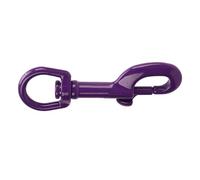 Lylithuif Moschettoni con golfare girevole Acciaio inossidabile 316 Grado marino Resistente alla corrosione Resistente per attrezzature subacquee Portachiavi Collare per cani 3,5 pollici 90 (Viola)