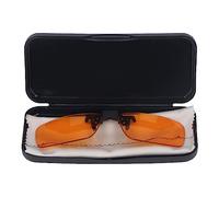 Lylithuif Occhiali con Lente a Clip per Bloccare la Luce Blu, 180 Gradi Vibrazione Verticale, Design Portatile e Arancione, Efficace per Computer e Vita Quotidiana, Protezione dagli Schermi Digitali