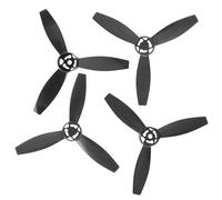 Lylithuif per aereo RC 4 pezzi Accessorio di ricambio leggero durevole ad alta efficienza adatto per Bebop 2 Drone Plastica Nero Rosso Bianco Diametro 7,5 cm (Nera)