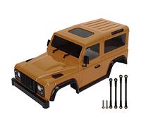 Lylithuif Scocca della carrozzeria dell'auto RC, plastica dura ABS, durevole, passo 144 mm, pezzi di ricambio di ricambio per auto Jimny 1/16 RC e modelli Axial SCX24 JLU 1/24 con 4 bielle (Gialla)