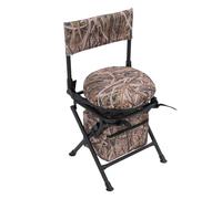 Lylithuif Sedia da campeggio girevole a 360 gradi Sedia da pesca portatile pieghevole e leggera con struttura in ferro in tessuto Oxford 600D per picnic da pesca da campeggio all'aperto