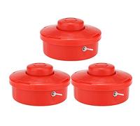 Lylithuif Testine di Ricambio per tagliaerba universali, 3 Pezzi, in plastica Premium, Resistenti, per decespugliatore, Facile da installare, per Uso agricolo in Giardino, Rosso, Diametro