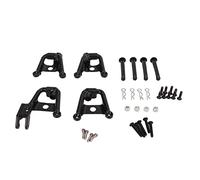 Lylithuif Torri ammortizzatori RC Supporto in metallo Lega di alluminio premium Staffa di montaggio ammortizzatore durevole nero per AXIAL AX90046 90047 SCX10 1/10 RC Crawler Off Road Car