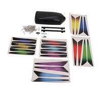 Lylithuif Valigia per bagagliaio per tetto auto RC, scatola di immagazzinaggio in plastica ABS durevole con fibbie in acciaio inossidabile per auto RC 1/10 1/8 come SCX10 90046 G500 nera