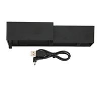 Lylithuif Ventola di raffreddamento Dispositivo di raffreddamento esterno USB Radiatore di controllo della temperatura turbo a 5 ventole per console di gioco 4 ABS nero Installazione