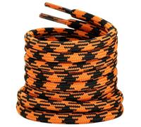 LyloLyla Heavy Duty Work Boot Laces, 2 Pairs Strong Round Shoelaces for Hiking, Trainers, Walking, Safety Shoes, and 4.5mm Thick Replacement Strings
