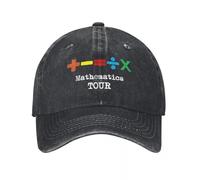 LYLQSSYS E-Ed S-Sheeran The Mathematics Tour Cappellini da Baseball Casual Distressed Denim 2024 Snapback Unisex Outdoor Cappelli Non strutturati Regalo