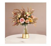 LYLXSF Fiori Artificiali Simulazione Fiore Decorazione Vaso in Vaso idrangea Tulipano Bouquet Falsa Fiore Che Tiene Oggetti di tiro a Fiori Adatti per Il Soggiorno