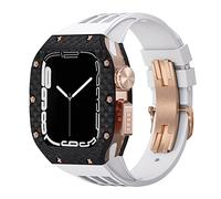 LYLXSF Guarda il kit di modifica della banda , per 44mm 45mm , Custodia in fibra di carbonio per IWatch Series 8 7 6 5 4 SE , Sports Elash Watch Band Mod Kit
