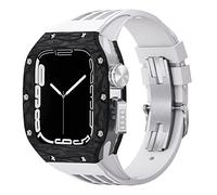 LYLXSF Guarda il kit di modifica della banda , per 44mm 45mm , Custodia in fibra di carbonio per IWatch Series 8 7 6 5 4 SE , Sports Elash Watch Band Mod Kit