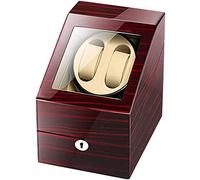 LYLXSF Guarda la Scatola Winder 2+3 Avvolgitore Automatico con Un Motore Silenzioso Tasto Doppia Alimentazione 4 Accessori in modalità di Rotazione, d,