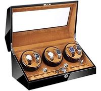 LYLXSF Orologio Automatico Avvolgitore 6+10 Motore Super Tranquillo con retroilluminazione LED Watch Box Paint Piano Paint Exterior 4 Accessori in modalità di Rotazione, C, C, C, C, C,